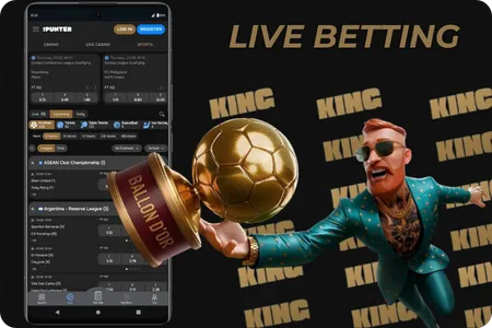Live Betting in casino Mr Punter