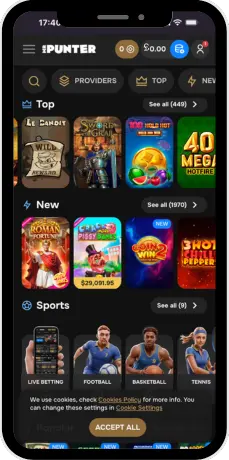 Confirm and play Mr Punter Casino