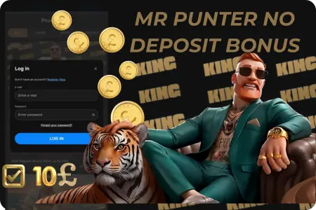 Mr Ponter No Deposit Bonus after registration
