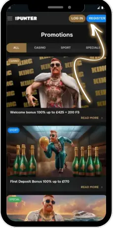 Visit the official website Mr Punter Casino